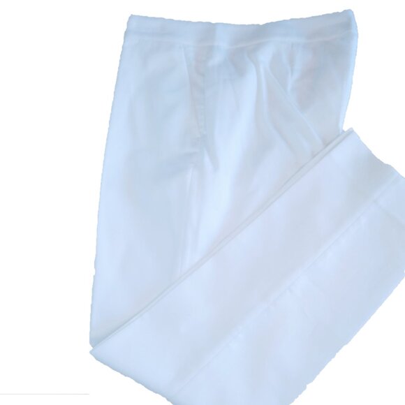 J.CREW COTTON STRAIGHT LENGTH WORK PANTS SIZE 6 IN WHITE - Picture 4 of 12